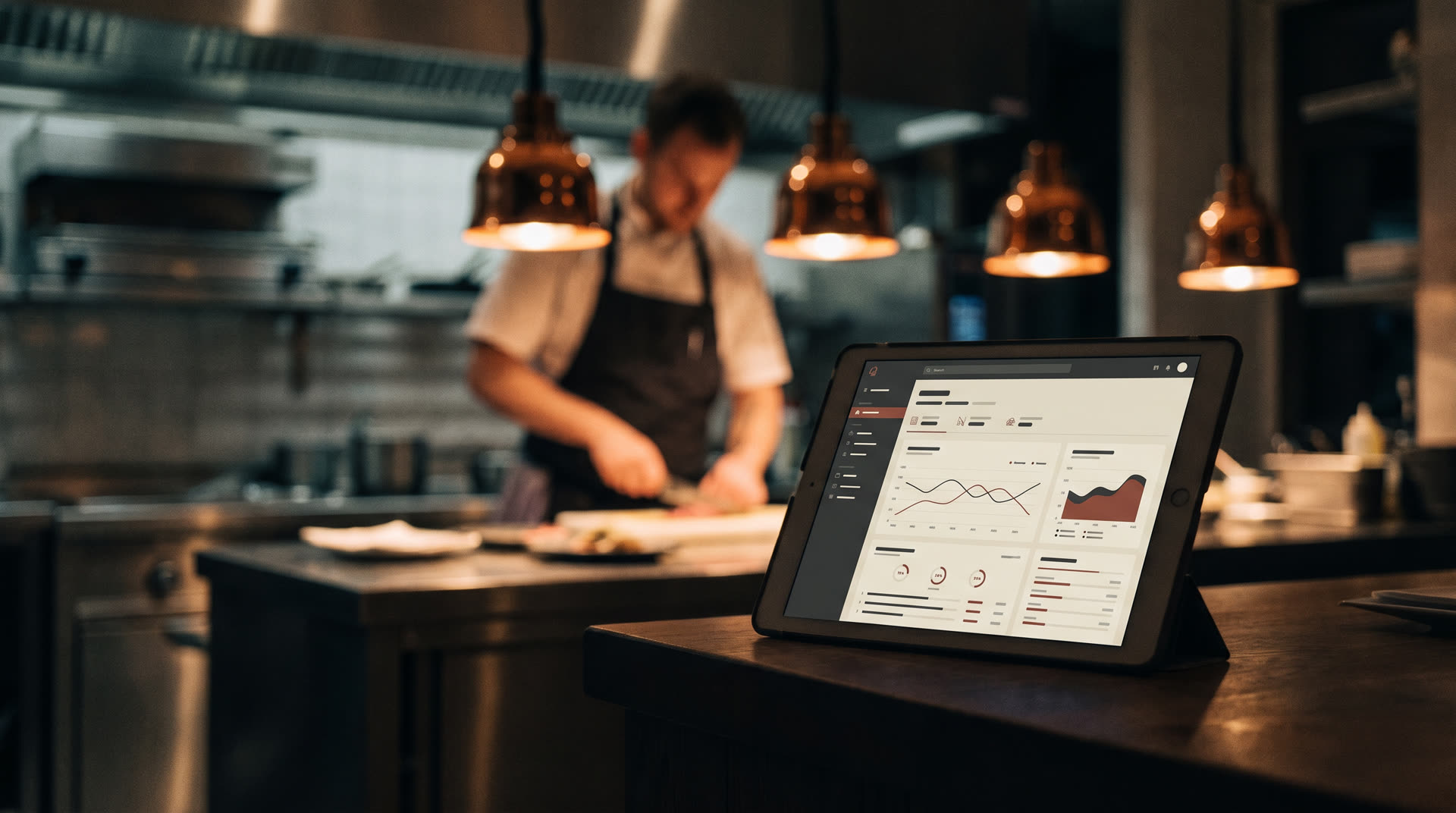 Дашборд аналитики ресторана с 10 KPI и бенчмарком food-cost — Imredi Pulse, AI-управляющий для ресторана и общепита